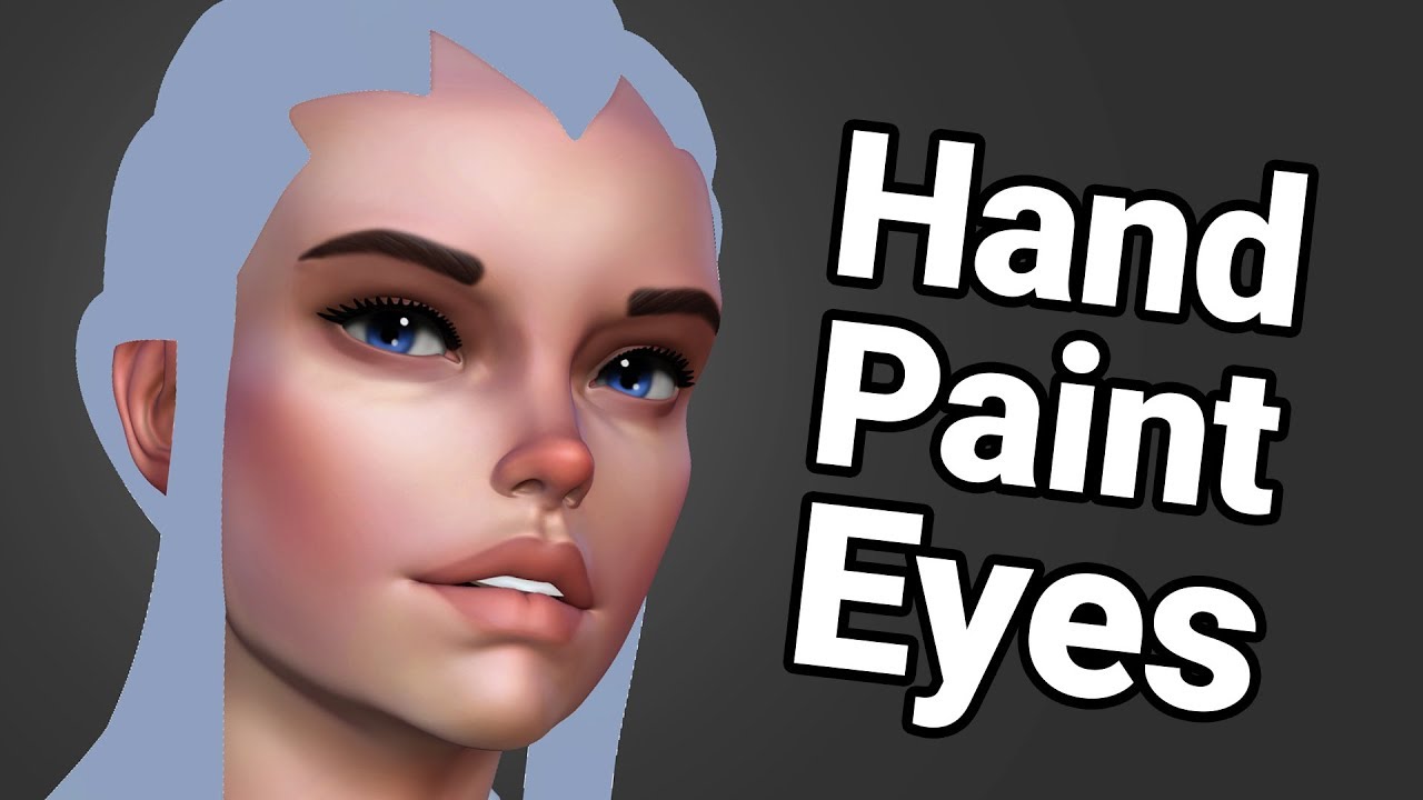 How To Hand Paint Eyes In ZBrush