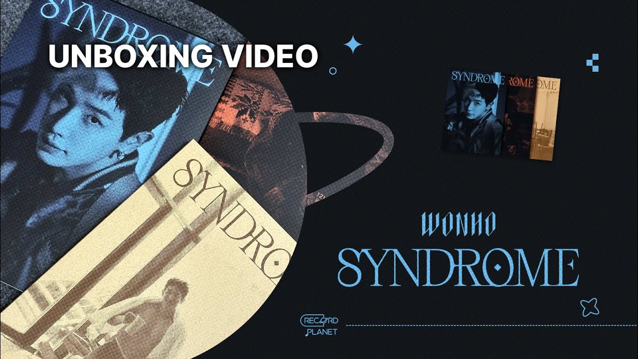 WONHO [ SYNDROME ] UNBOXING｜원호 앨범깡 #WONHO #SYNDROME #신드롬