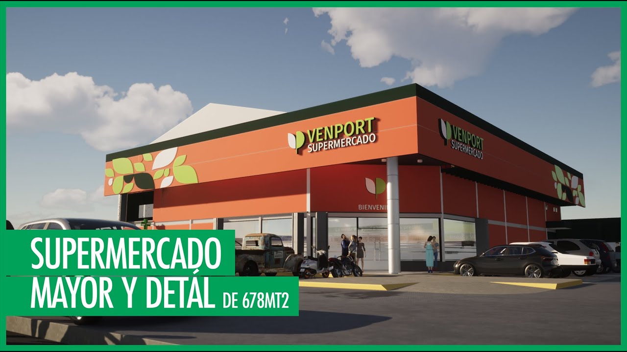→ SUPERMERCADO 💲💲💲 Mayor y Detal 💲💲💲  678mt2