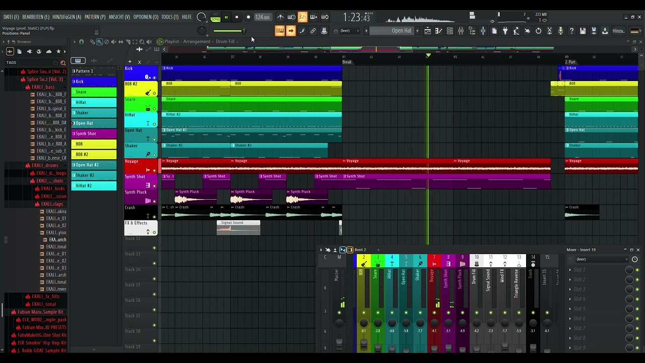 Luciano x Gzuz - Voyage (StatiC Sample Flip) [FL Studio 21]