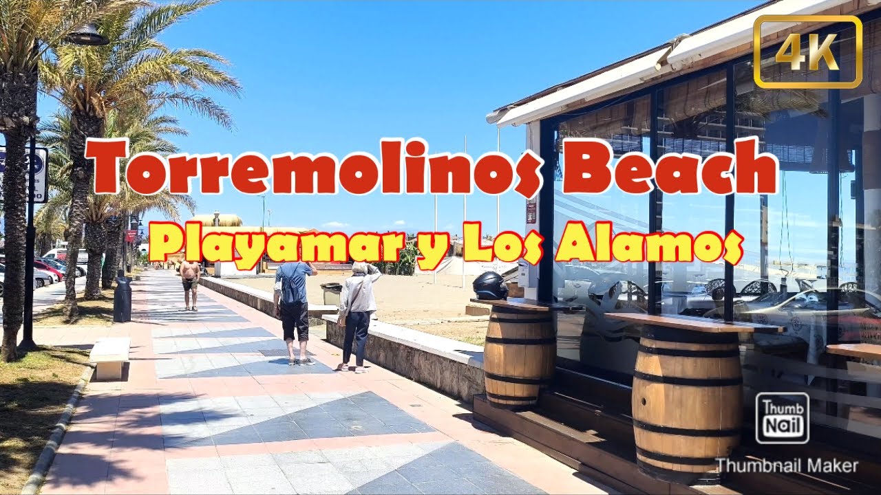 Torremolinos, Spain 2025 🇪🇦 4K Walking Tour | Playamar to Los Alamos | Beaches of Costa del Sol