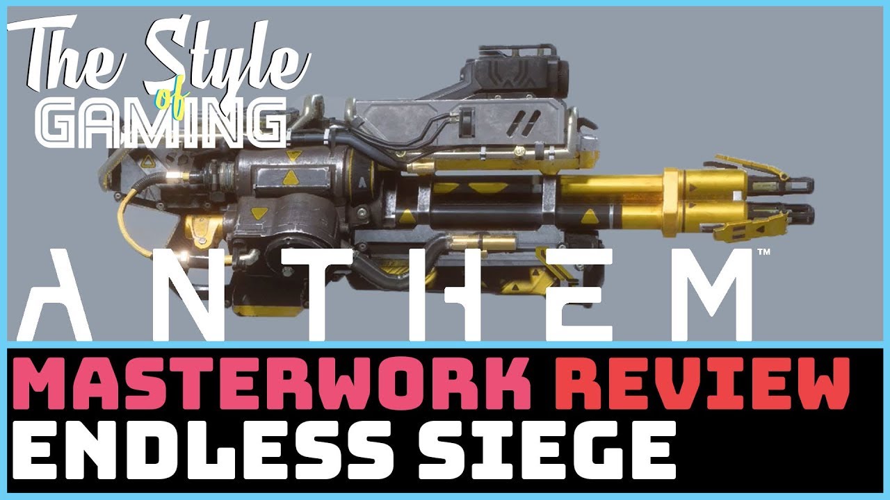 Endless Siege Autocannon | Anthem Masterwork Weapon Review