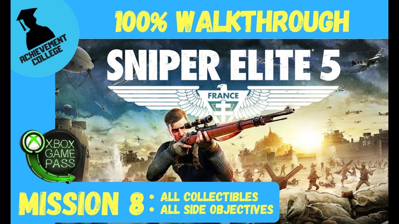 Sniper Elite 5 100% Walkthrough Mission 8 - Rubble and Ruin