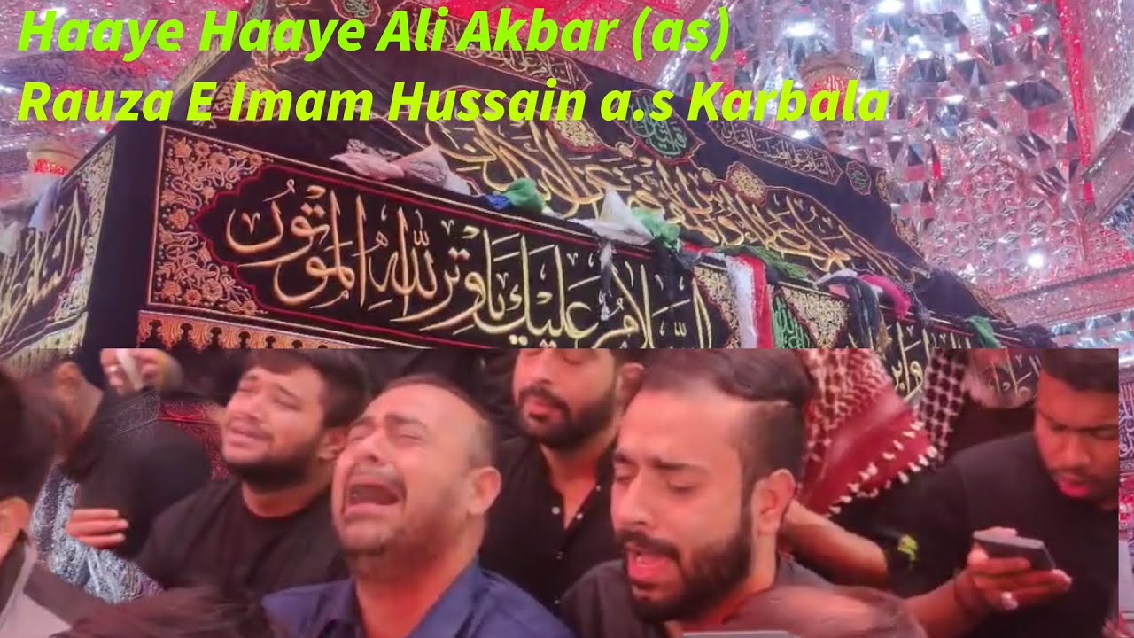 Haaye Haaye Ali Akbar (a.s) | Rauza E Imam Hussain (a.s) Karbala 2025 | Mir Rehan Abbas 