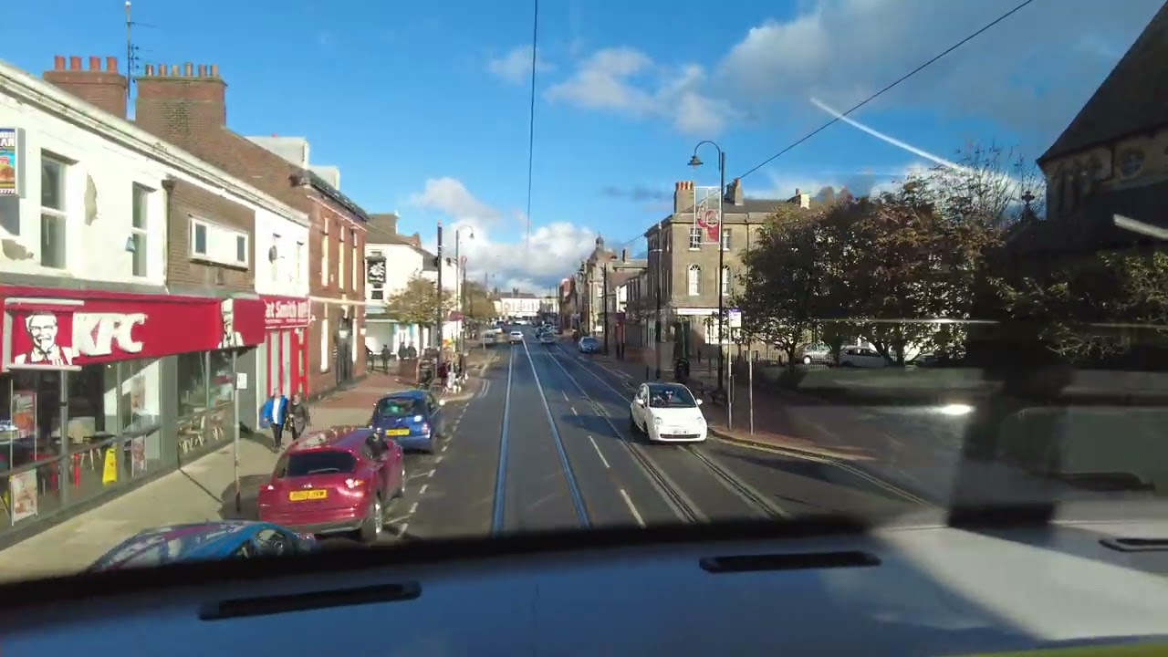 🔴 Fleetwood, Lord Street 14 Bus Ride Lancashire October 2021