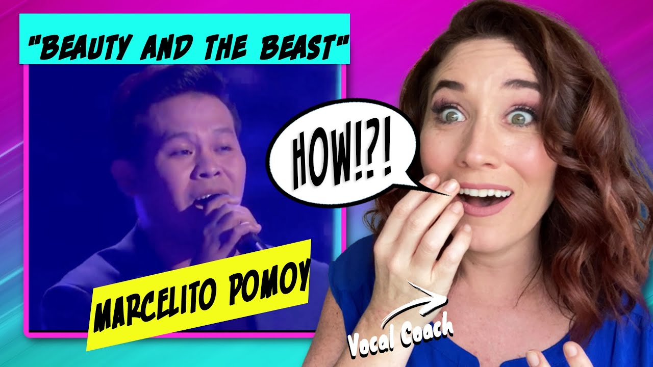 Vocal Coach Reacts Marcelito Pomoy - Beauty and the Beast | WOW! He was...