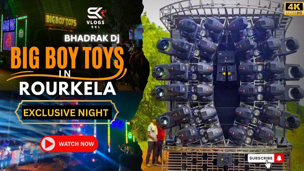 DJ BIG BOY TOYS🤩FIRST TIME IN ROURKELA | WITH DJ RISHI | DJ BBT | BHADRAK DJ| SK VLOGS RKL|DJ VLOGS