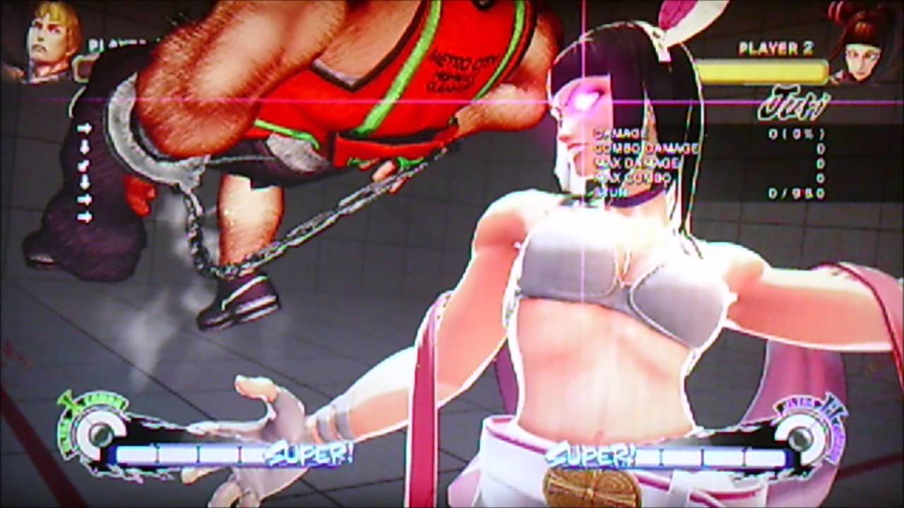 USF4 Juri Tech - CrossUp Divekick into Ultra 2 (Part2)