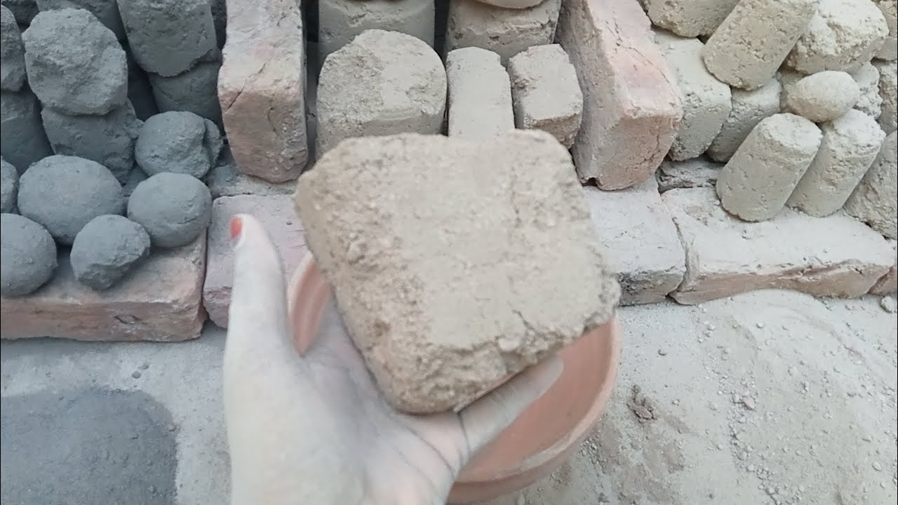Asmr brown 🟤 texture crumbling full dusty satisfying crumbling VDO plz subscribe my YouTube channel 