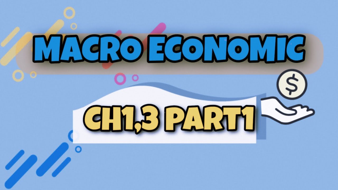 شرح الMacro Economic الفرقة الثانية تجارة انجلش حلوان (ch1,3) part1