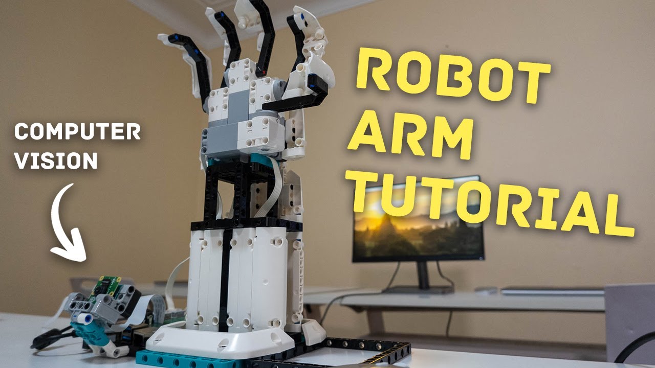 Учебное пособие по созданию бионической руки LEGO Computer Vision (сборка Raspberry Pi HAT)