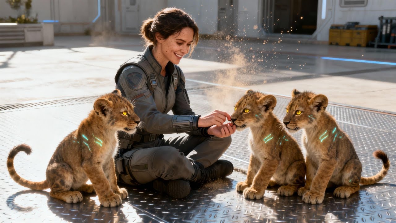 Predator Cubs Nipped at the Human’s Wrist — She Tapped Their Noses, and They All Sat in a Line | HFY