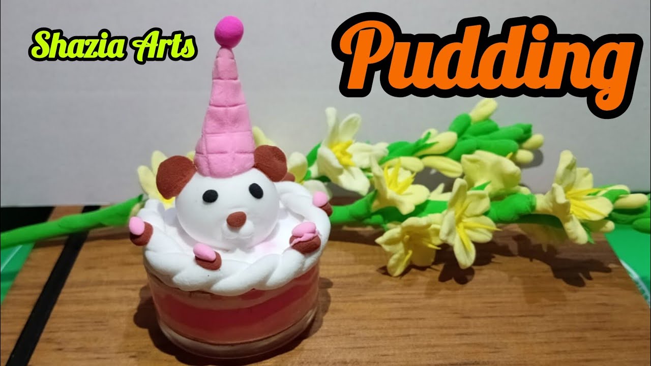 Strawberry Pudding with Clay | Pudding