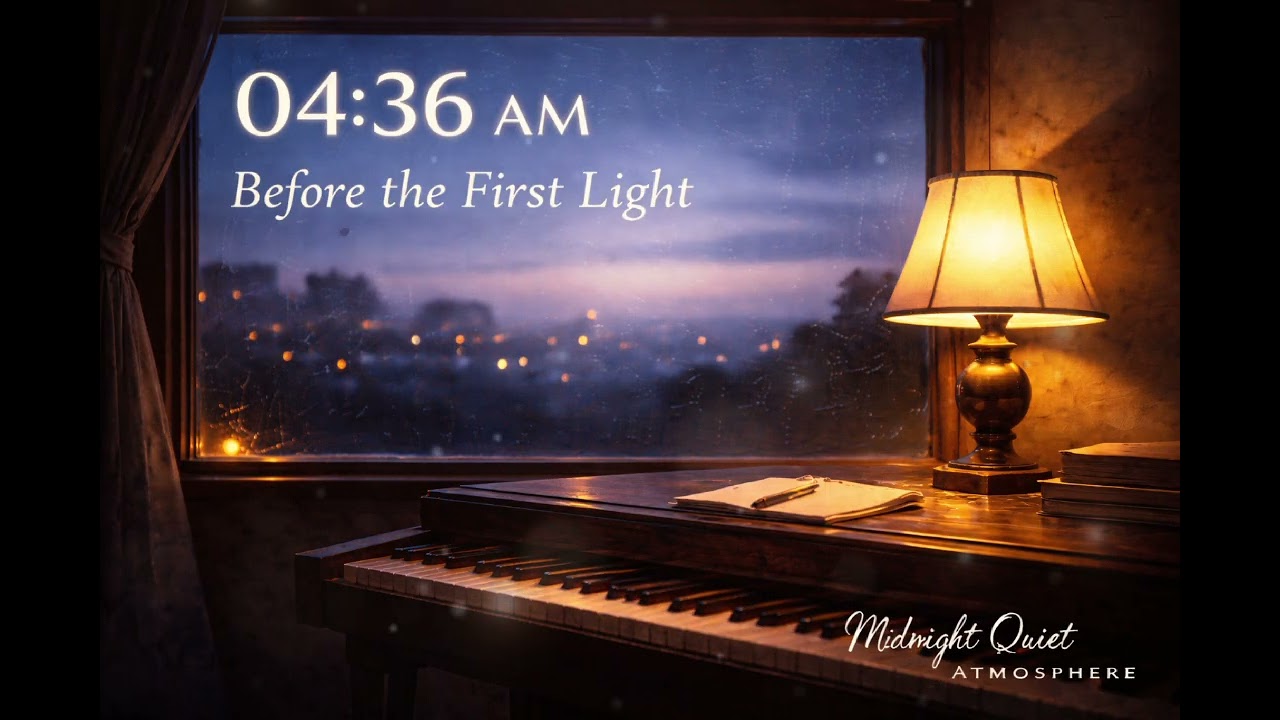 04:36 AM – Before the First Light | Soft Piano for a Quiet Dawn