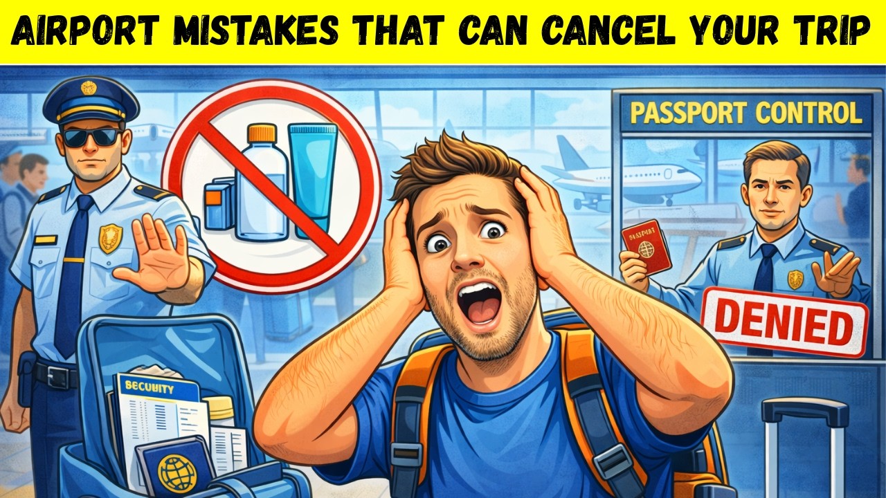 Airport Mistakes That Can Cancel Your Trip