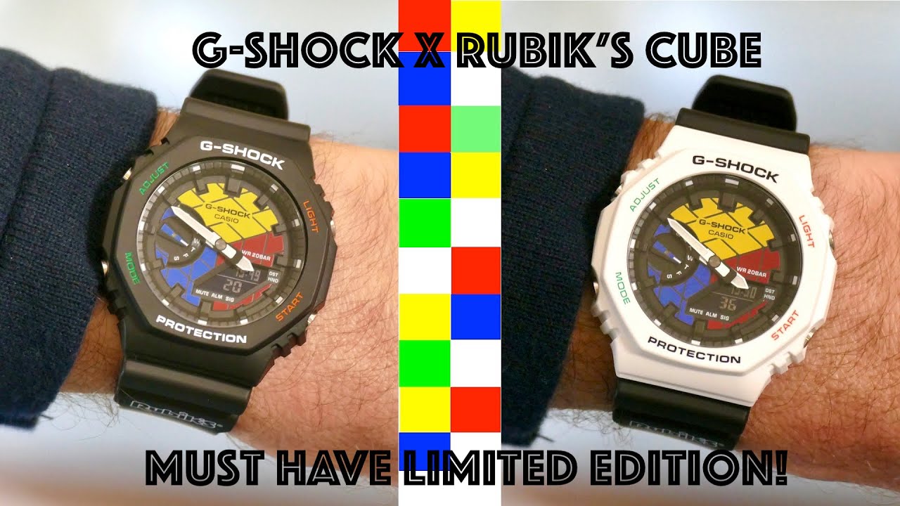 G Shock X Rubik's Cube GAE-2100RC: First look!