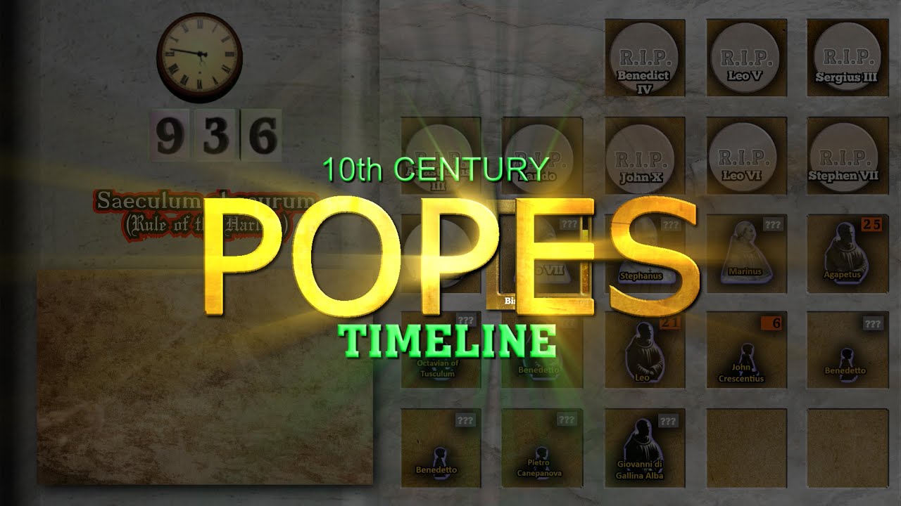 Popes Timeline (10th Century)