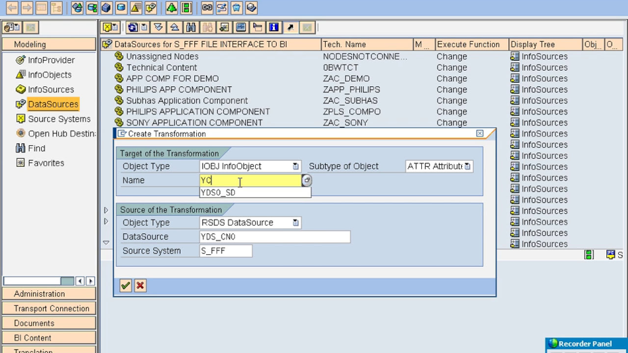 SAP BW Create Transformations | BW Online Training Tutorials