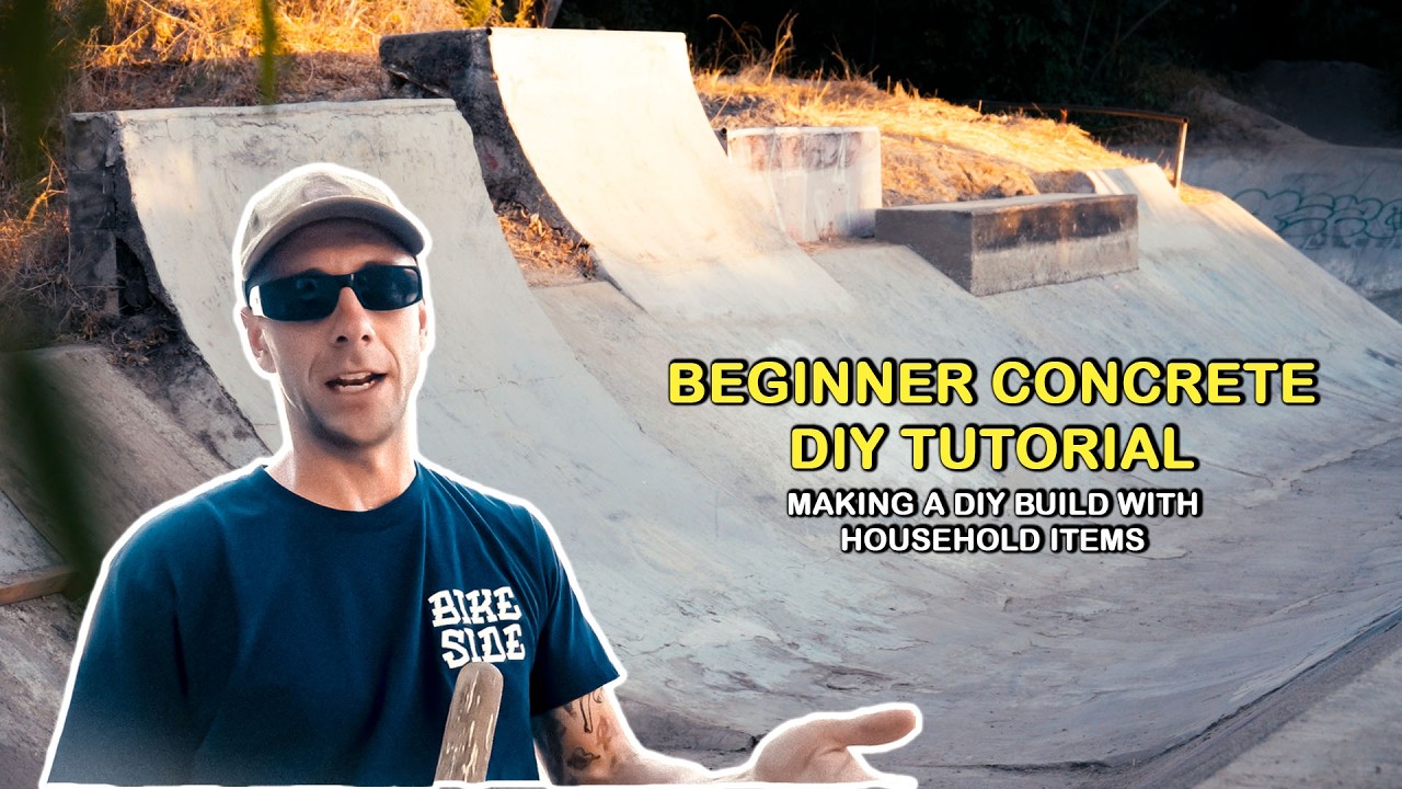 HOW TO MAKE A BMX DIY CONCRETE SKATEPARK FOR CHEAP