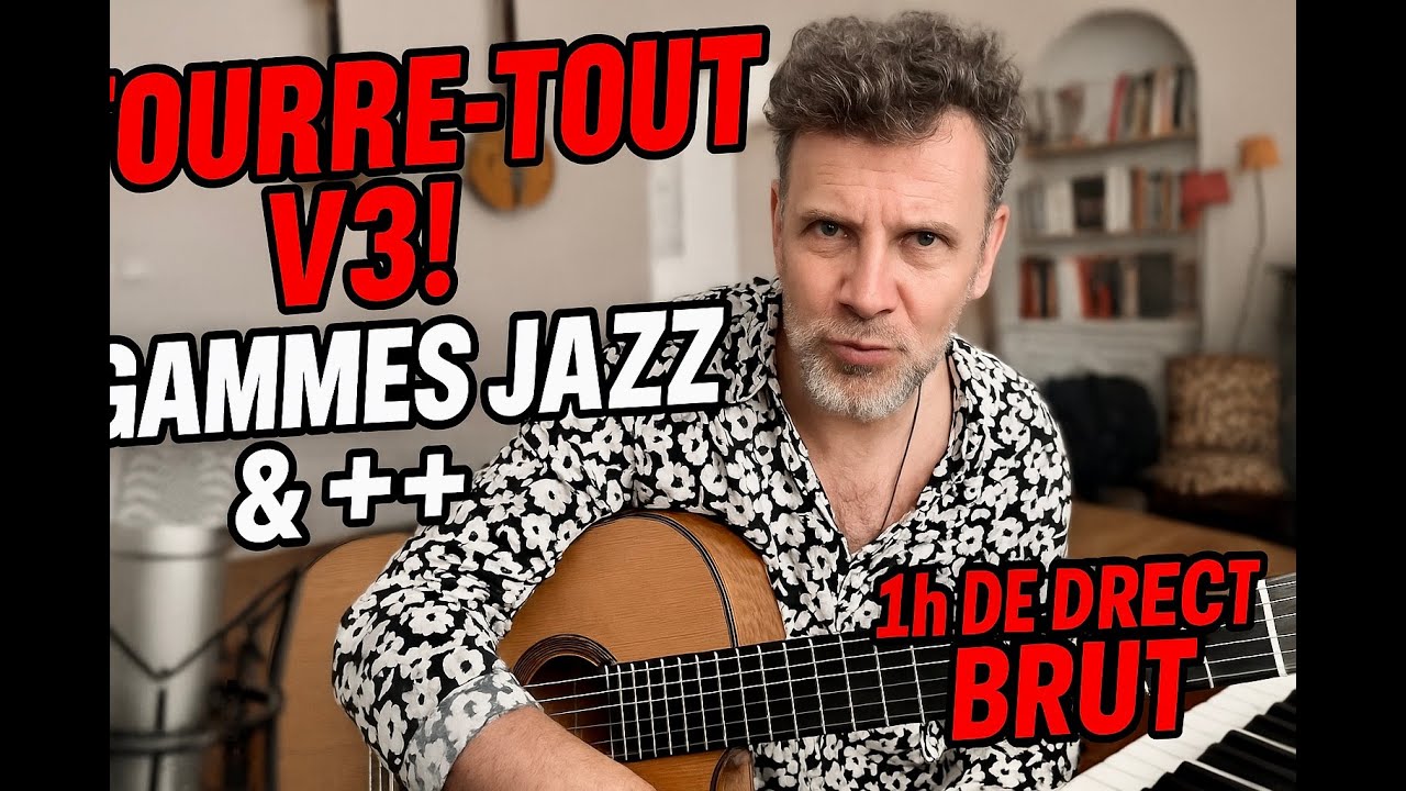 🎸 Voyage à travers toutes les gammes — Ma méthode, mes repères, mes erreurs (et quelques surprises)