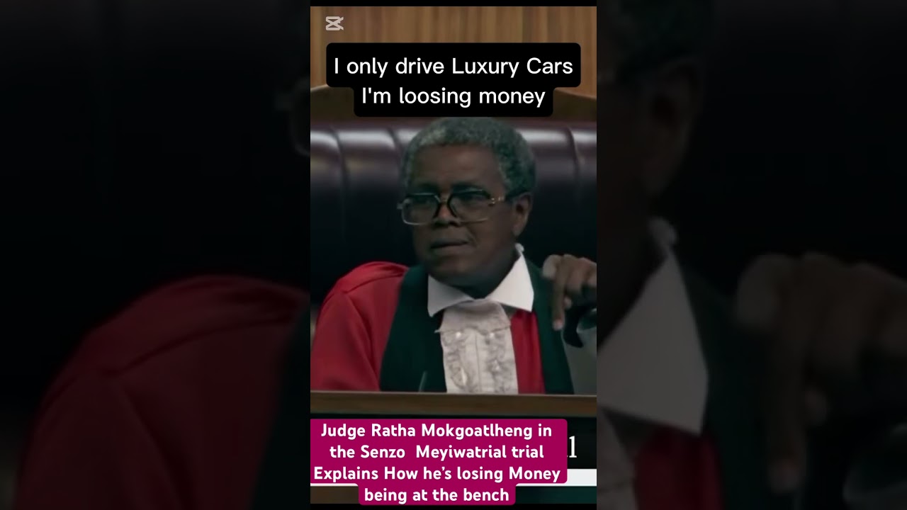 Judge Ratha Mokgoatlheng in the Senzo  trial Explains How he&rsquo;s losing Money being at the bench