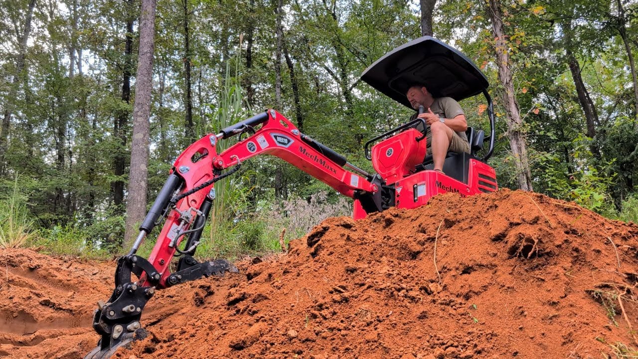 Mini Excavator That DOESN'T Suck! MEC10 Review Real Work