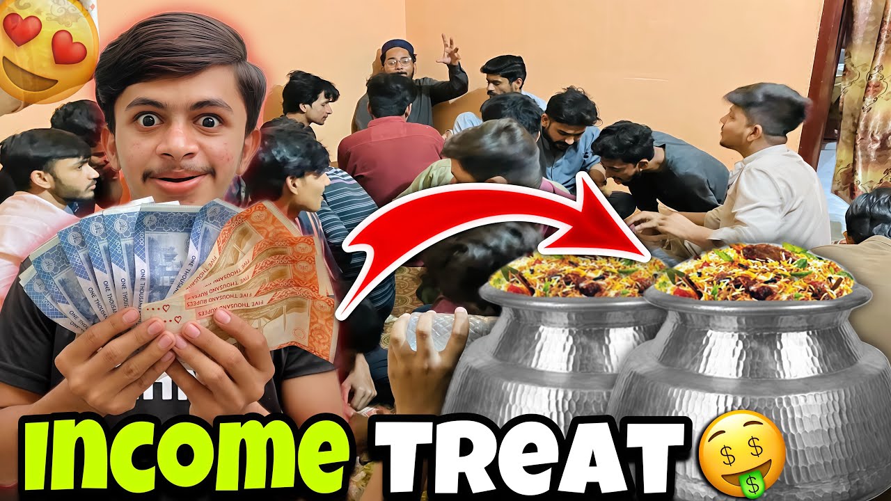 YouTube Payment Ki Khushi Mein Khana Khila Dya 😍YouTube Income Ki Doston Ko Treat😍Muzamil Chemo Vlog