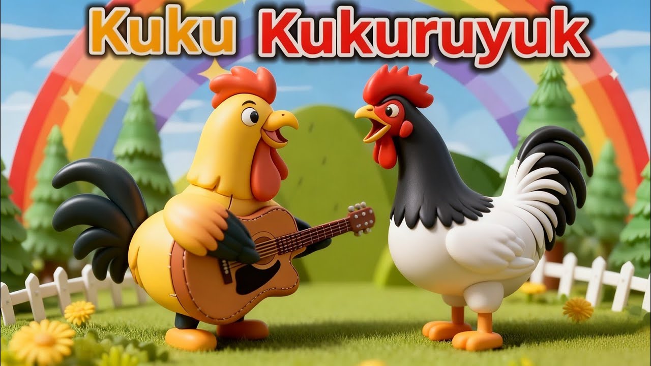 LAGU ANAK ANAK | KUKURUYUK | LAGU AYAM JAGO | LAGU ANAK TREND | LAGU ANAK 🇮🇩 TERBARU