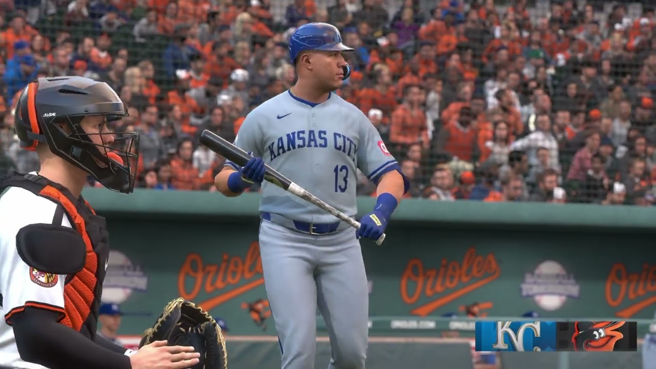 MLB The Show 25 Gameplay: Kansas City Royals vs Baltimore Orioles - (PS5) [4K60FPS]