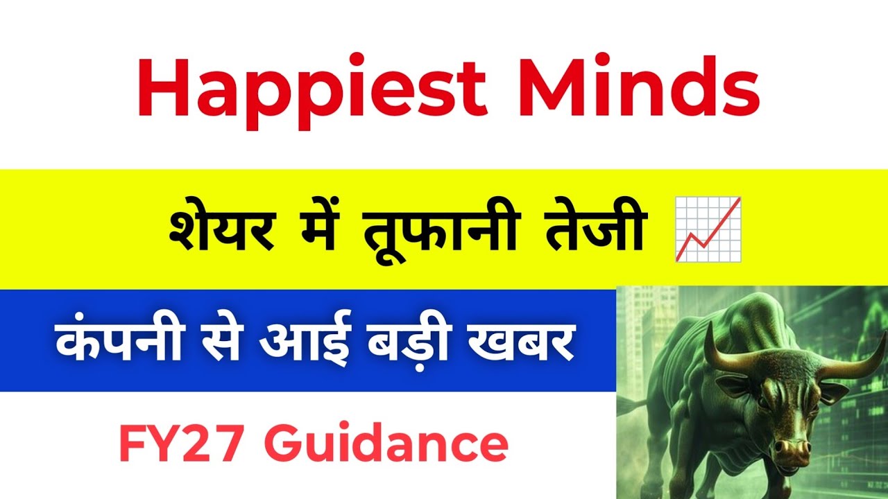 Happiest Minds Latest News | Happiest Minds Technologies Share | Happiest Minds Share