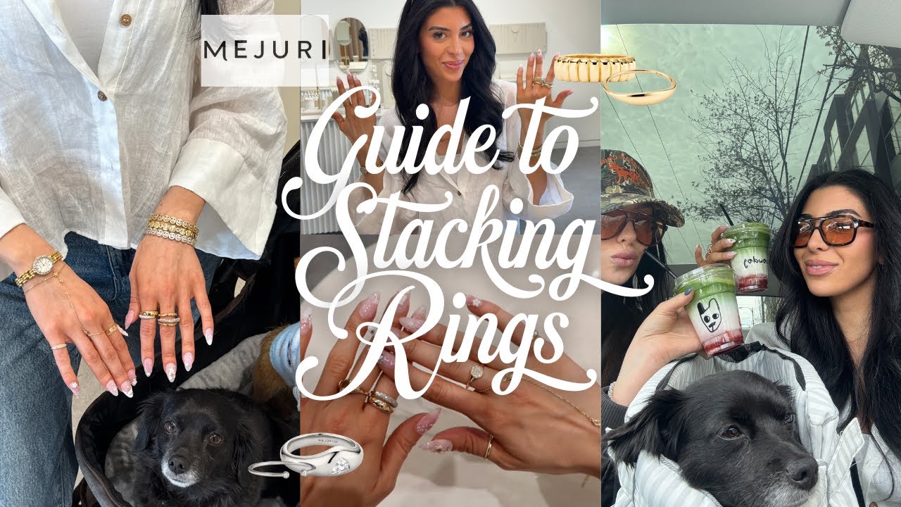 Ring stacking 101: How to Build the Perfect Ring Stack |  Mejuri rings