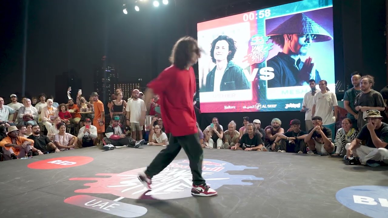 Usher (Uzbekistan) vs Meshal (Kuwait) - Red Bull Dance Your Style UAE 2022 - Top 16