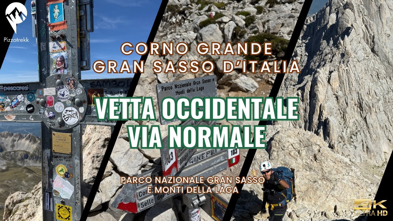 SUA MAESTA' IL CORNO GRANDE - vetta occidentale dalla via normale 👑⛰️