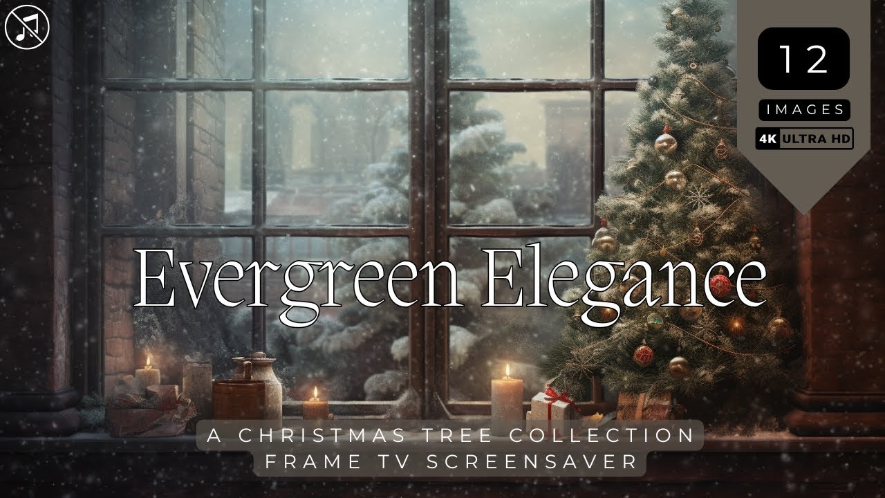 Evergreen Elegance: A Collection of Christmas Trees | 4K Screensaver | FrameTV | Art for TV