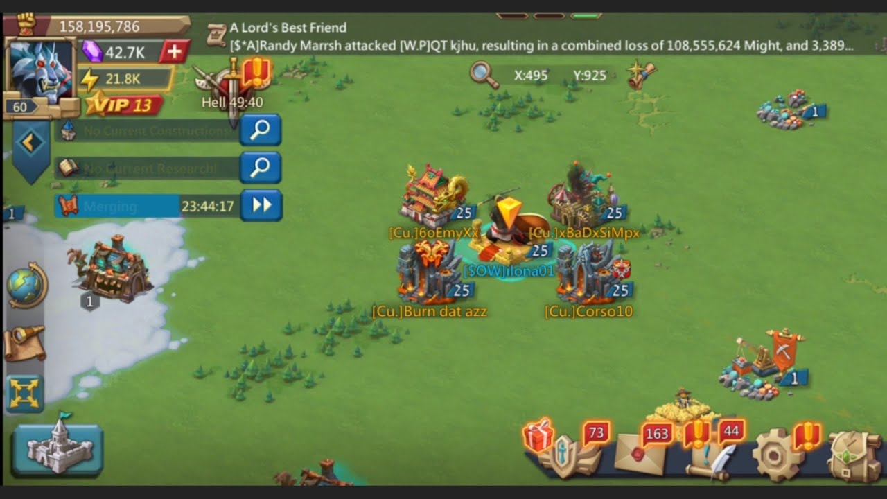 Finally my Solo Trap 169 m f2p Burned on K 312.. BLACKWINGED & GB..Lords mobile
