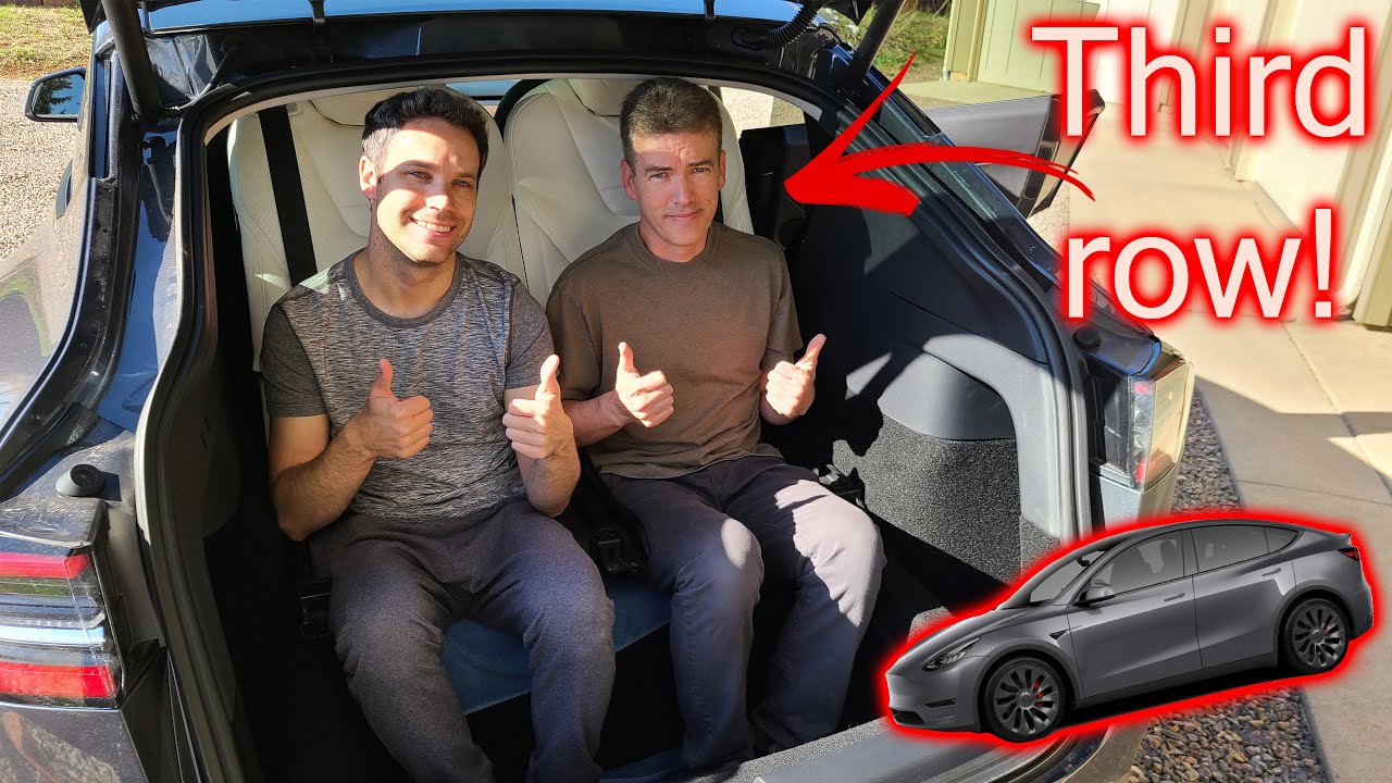 Устанавливаю третий ряд сидений в Tesla Model Y! Поместятся ли они?
