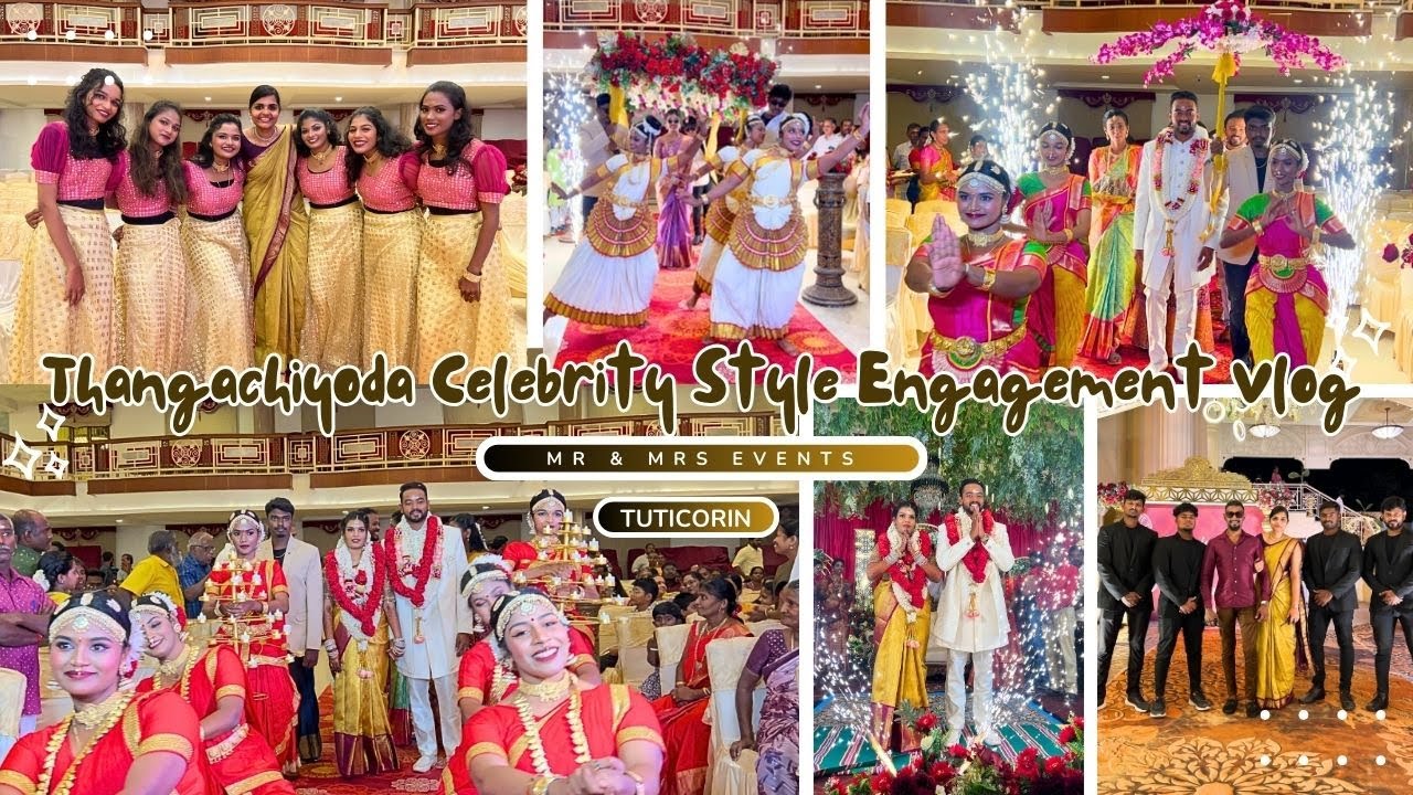 #vlog -17 | 🥰தங்கச்சியோட நிச்சயதார்த்தம் 💍| 💎Celebrity Style Engagement Function | @Mr & Mrs Events