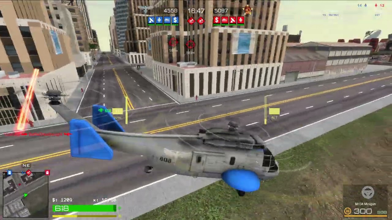 Red Alert 2: Apocalypse Rising - Allied Navy SEAL/Nighthawk Transport Gameplay