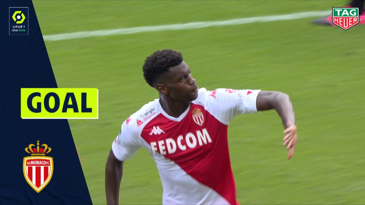 Goal Beno&icirc;t BADIASHILE (55') / AS Monaco - Stade de Reims (2-2) (ASM-REIMS) / 2020-21