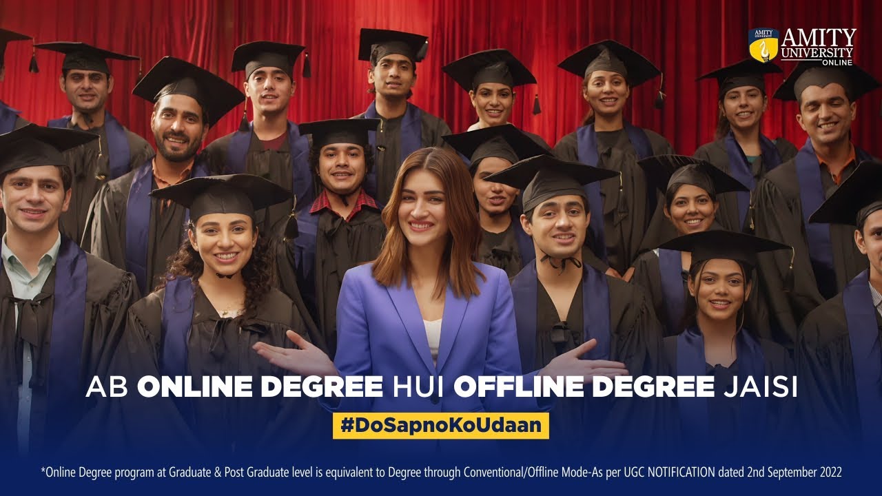 Access Expertise of Global Faculty with Amity University Online ft. Kriti Sanon | #DoSapnoKoUdaan