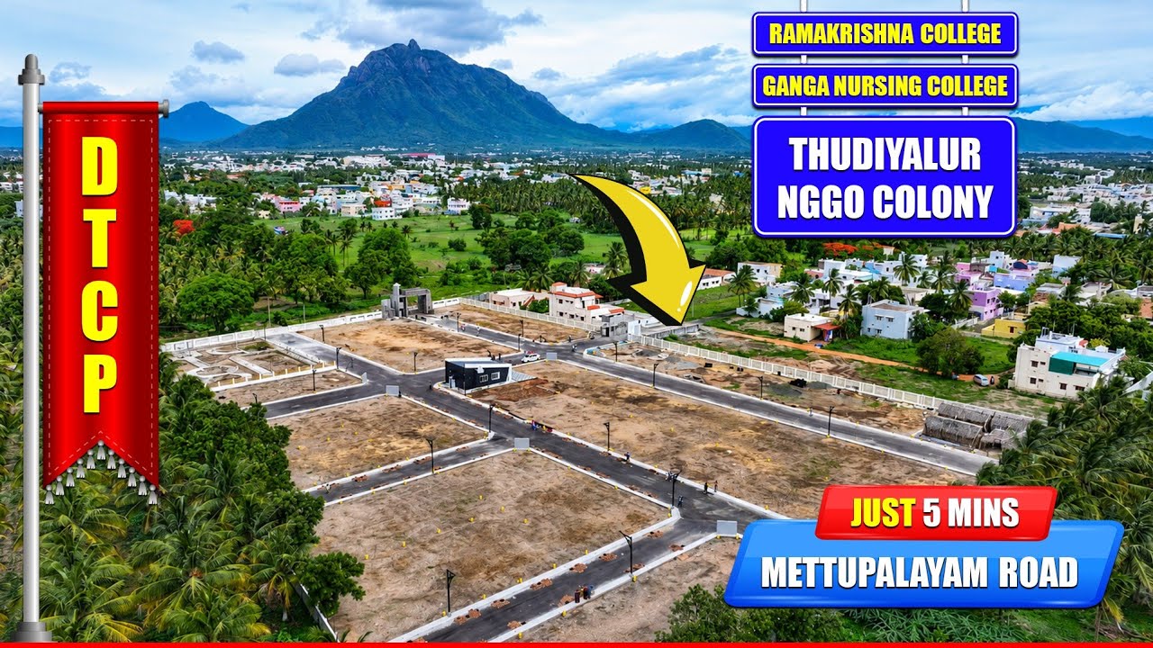 💎 Premium Plots for sale | DTCP approved plots for sale in Coimbatore