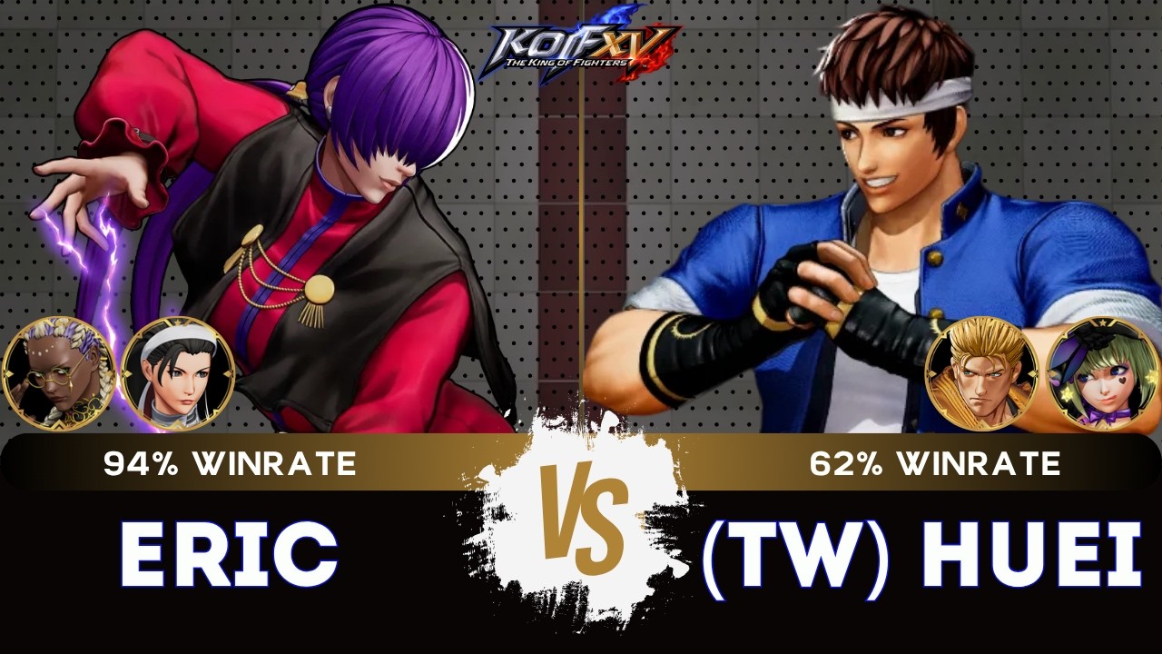 KOF XV ▰ ERIC (Chizuru/Dolores/O.Shermie) 🆚 (TW) HUEI (Ryo/Shingo/Sylvie) 🎞️Replay Match - 3/26