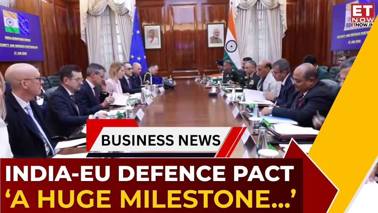 India-EU Defence Ties Strengthen Inks Security & Defence Partnership | EU Calls It A Milestone!
