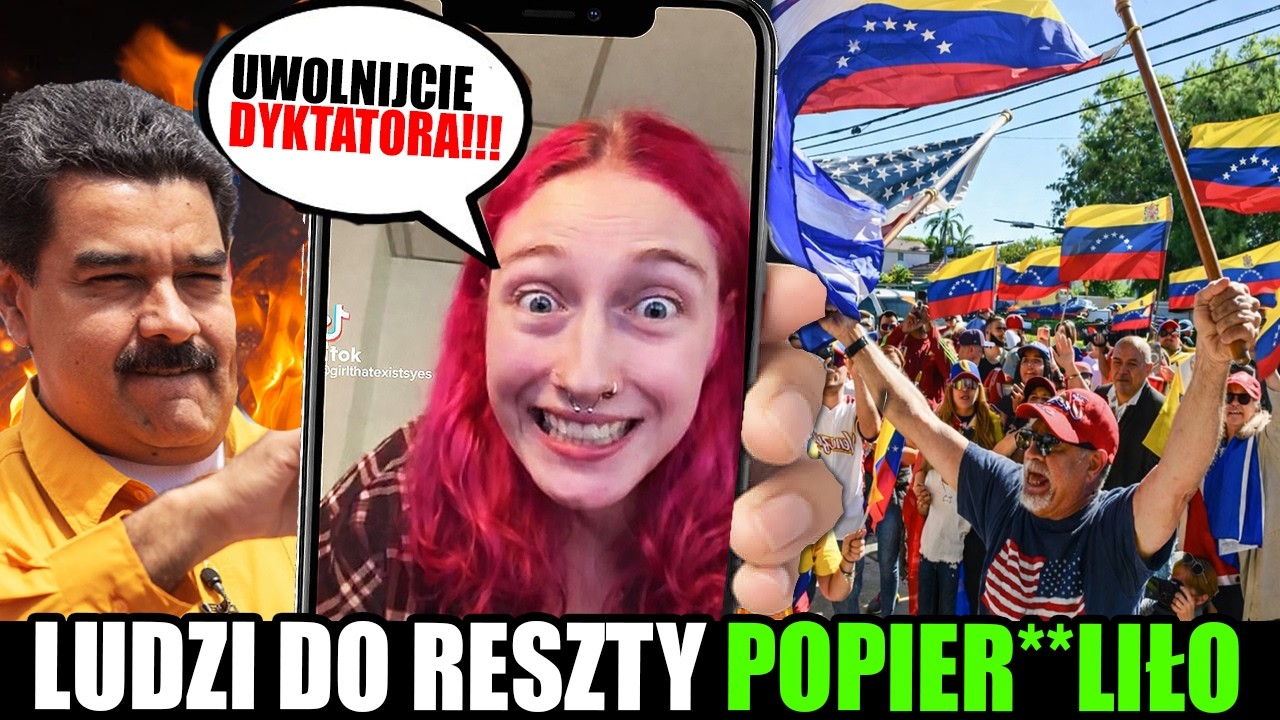 POŻYTECZNI IDIOCI CHCĄ POWROTU DYKTATORA  🙈 Dlaczego Wenezuela świętuje a lewactwo wariuje