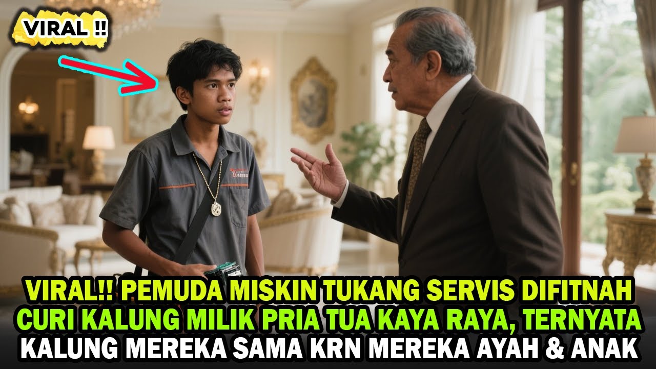 VIRAL!! DIFITNAH CURI KALUNG, TERNYATA PEMUDA MISKIN INI ANAK  PRIA KAYA YG TERPISAH SEJAK BAYI