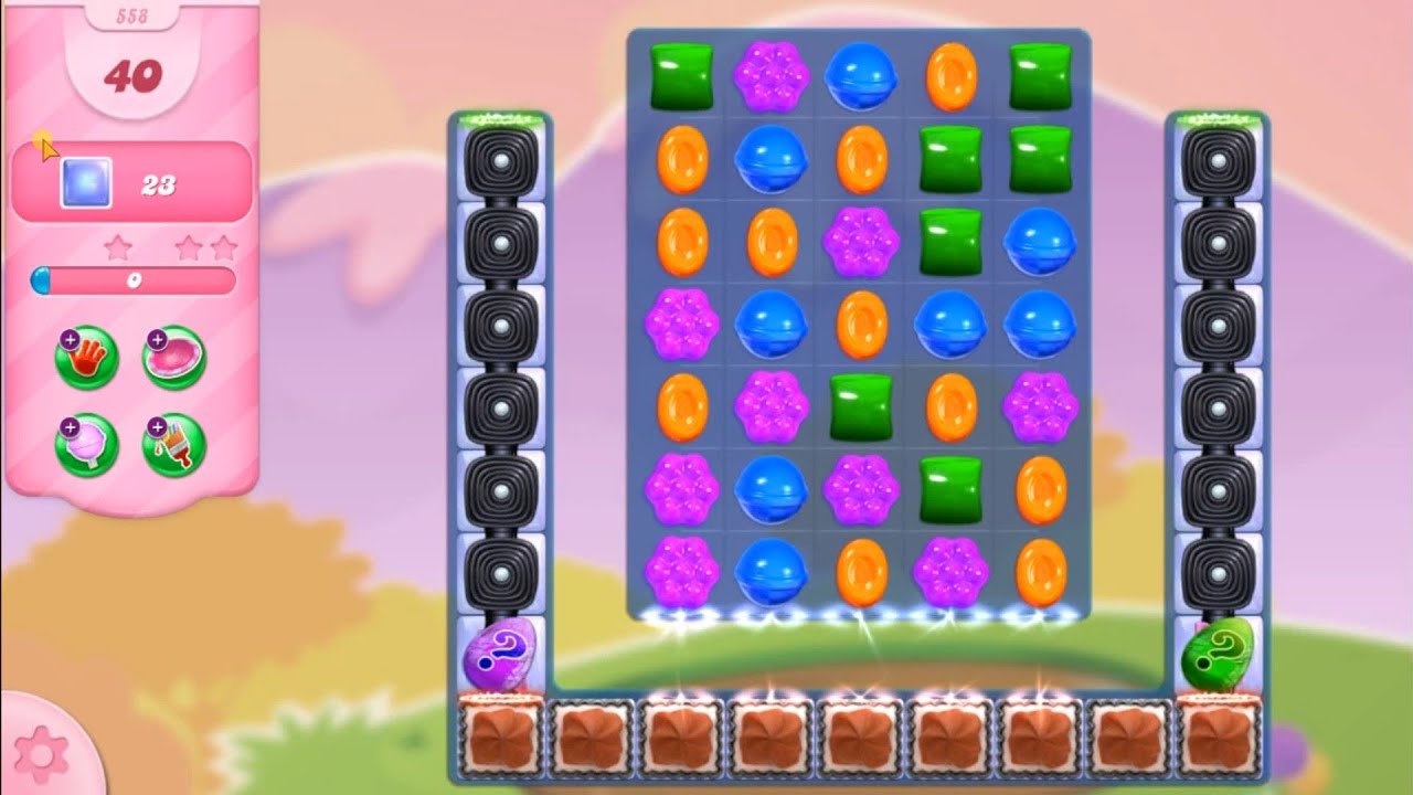 Candy Crush Saga Level 558 NO BOOSTERS