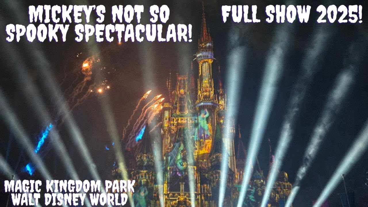 Микки не такой уж и жуткий спектакль! Полное шоу 2025 года! MNSSHP! Парк Magic Kingdom! Walt Disn...