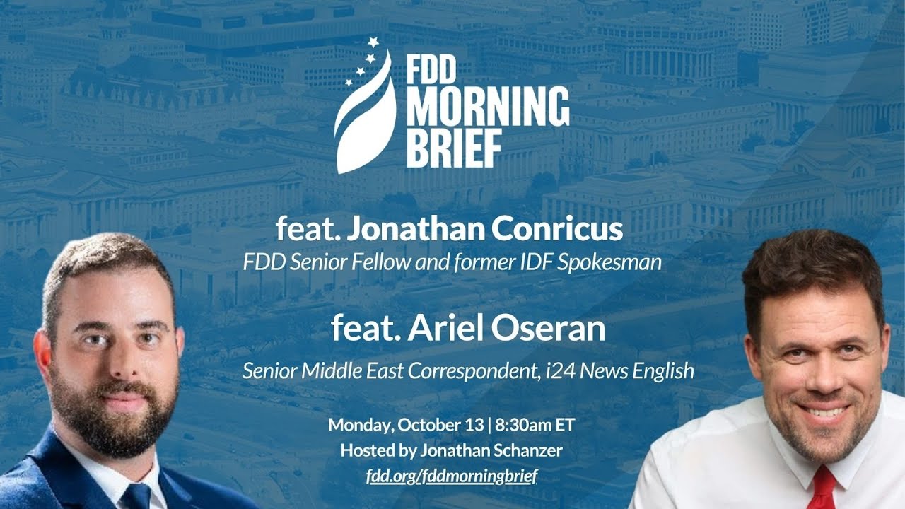 FDD Morning Brief | feat. Jonathan Conricus and Ariel Oseran (Oct. 13)