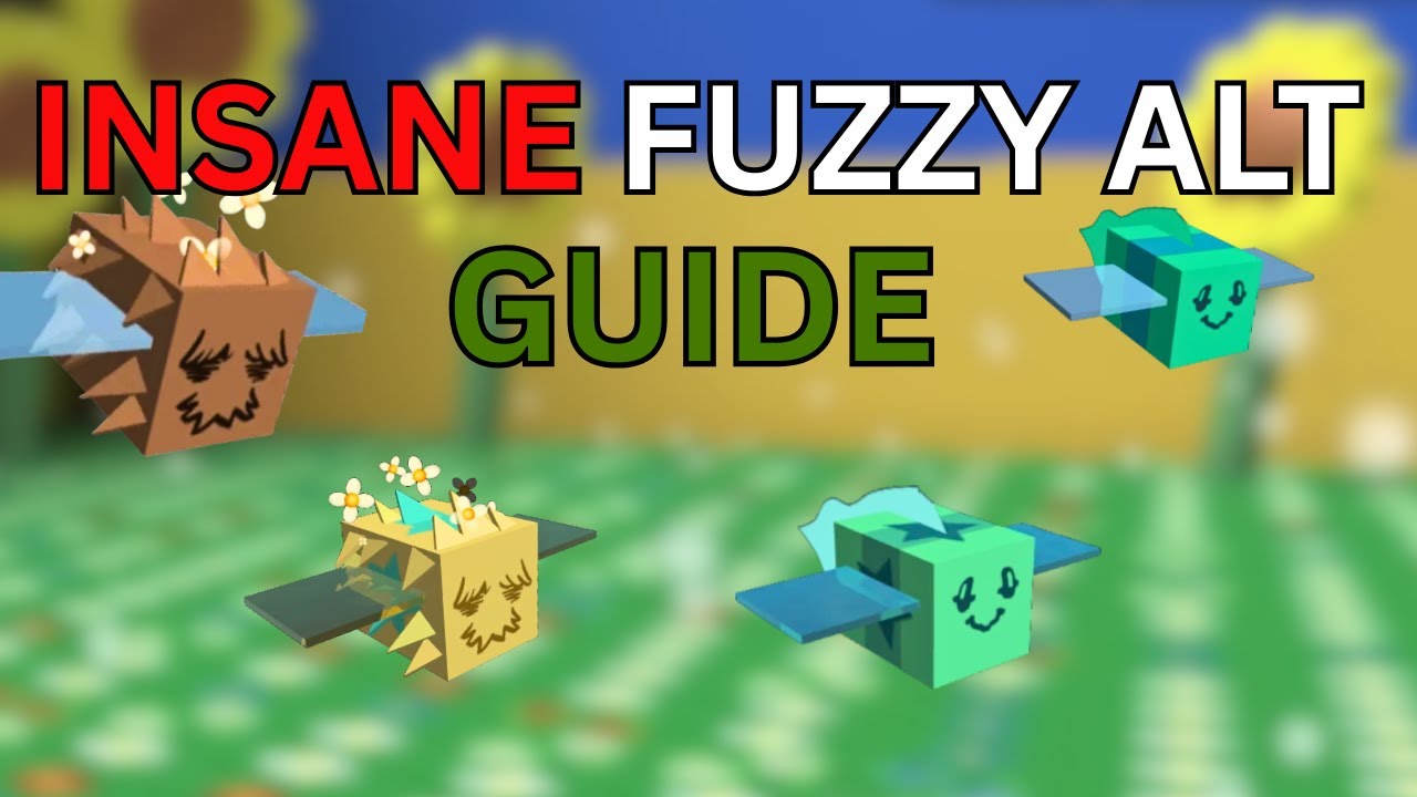 Я наконец-то закончил свой Fuzzy Alt... (руководство) | Bee Swarm Simulator