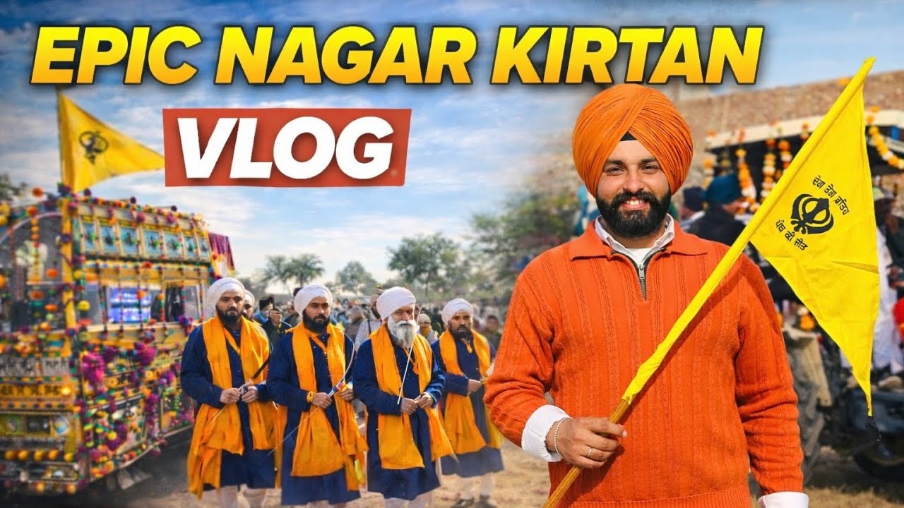 Nagar kirtan vlog || khush ganganagar ||